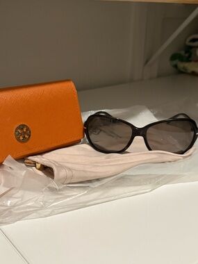 Tory Burch Brown Sunglasses with Case